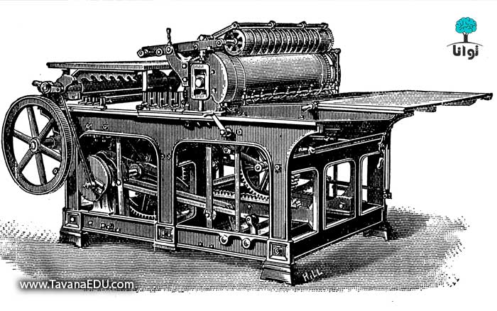 تبلیغات و اولین دستگاه چاپ