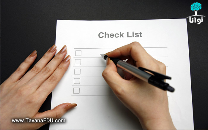 تحقق اهداف با برنامه ریزی موفق و تهیه چک لیست